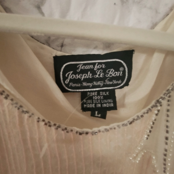 A Jean for Joseph Le Bon vintage pure silk 100% beaded and sequins dress. - Picture 4 of 5